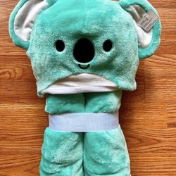 Original Squishmallows Koala Squishmallow Huggable Hooded Blanket Throw