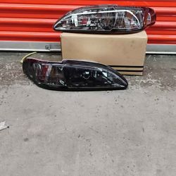 Ford Mustang 1(contact info removed) Base GT Convertible Black 1pcs Headlights Corner Combo Lamps