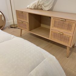 Rattan console