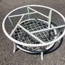 Vintage Mid Century Chippendale Fretwork Coffee Table 