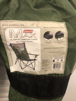 Coleman max chair 400 lbs sales