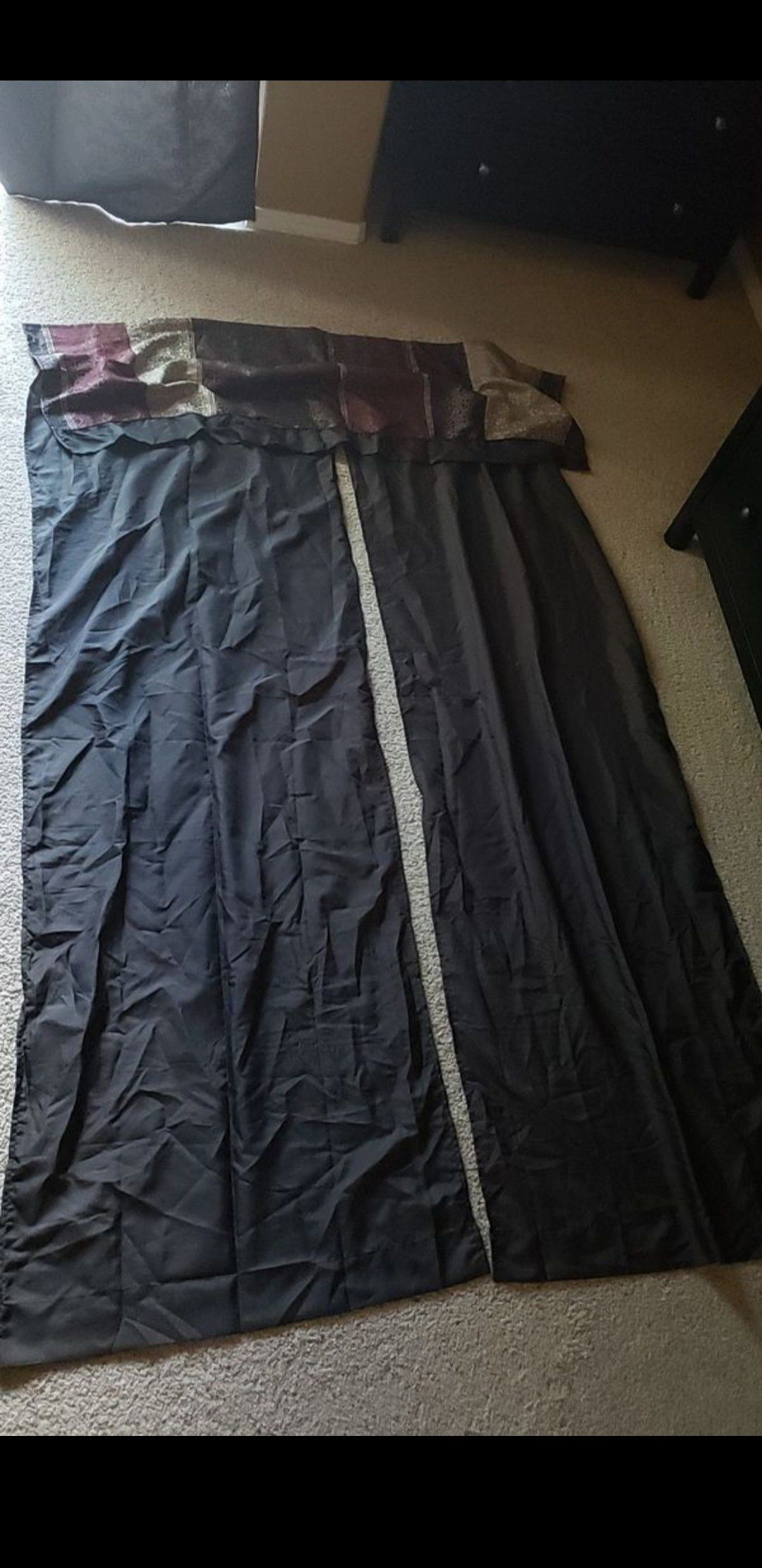 Two panel curtains in great condition from a smoke pet free home..