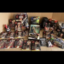 Star Wars RED Card, lot of 31, Episode 1 Figures +Vader +more Original Vintage
