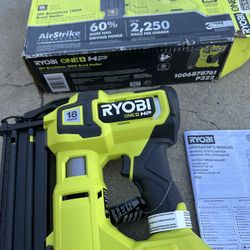 RYOBI ONE+ HP 18V 18-Gauge Brushless Cordless AirStrike Brad Nailer (Tool Only)