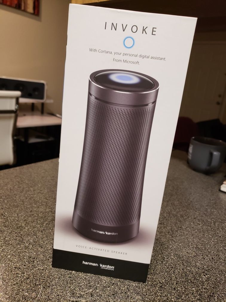 Harmon Kardon Invoke Bluetooth Speaker Graphite New!