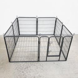 New In Box $100 Heavy Duty 8-Panel Dog Playpen, Each Panel 32” Tall X 32” Wide Pet Exercise Fence Crate Kennel Gate