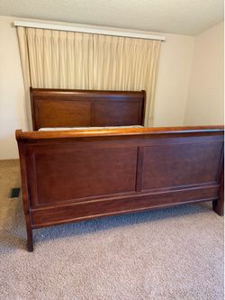 King bed and mattress