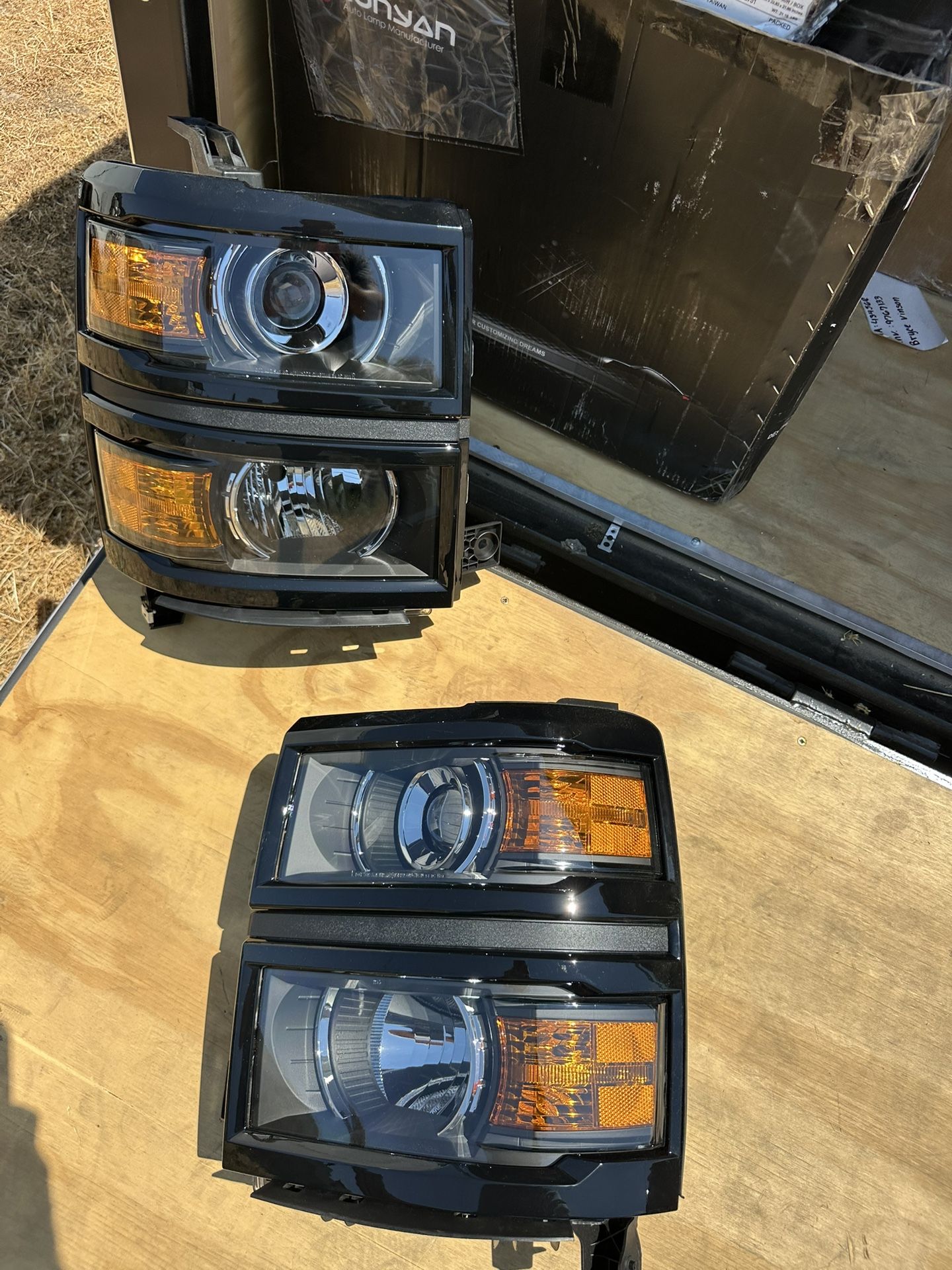 14-15 New Chevy Silverado Headlights