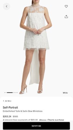 Self portrait mini dress - size 12