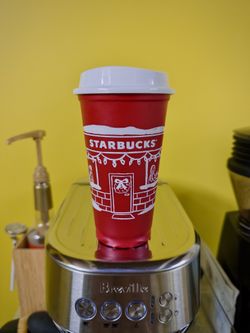 Red Starbucks Holiday Cup 2025