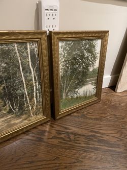 J. Robinson Neville Vintage Hand Colored Photograph S beautifully framed  