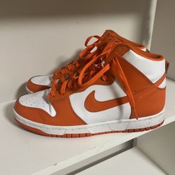 Orange Nike Dunks 