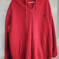 Polo Ralph Lauren Men's Red Hoodie