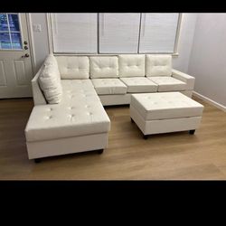 New Sectional + Ottoman 