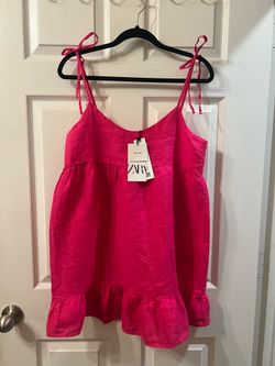 Zara linen mini Dress