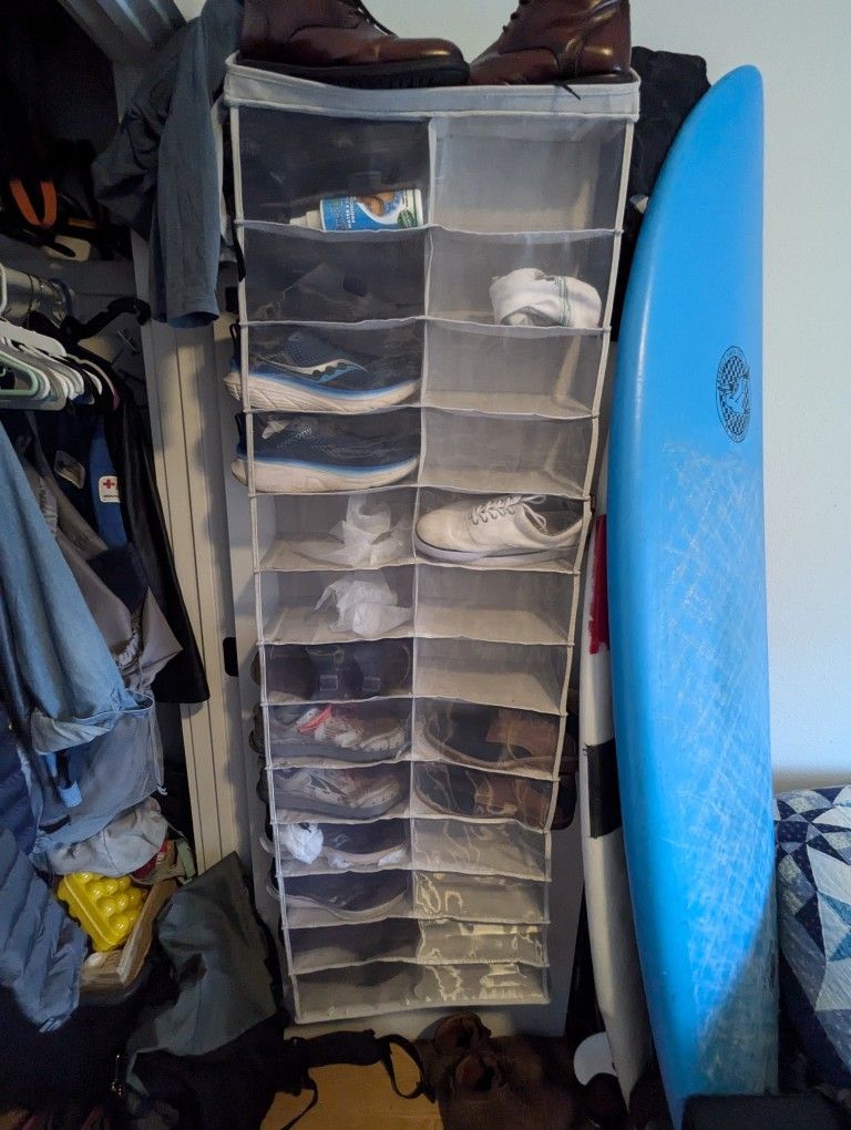 Hanging Shoe Organizer - 26 Slots