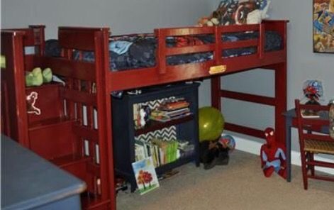 Nice wood bunk bed