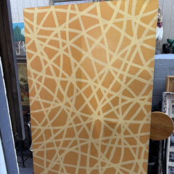 Signed oil on canvas abstract large 72 x 48