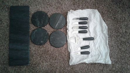 Marble Cheese Board Set (Crate and Barrel)