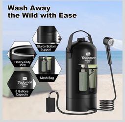 Todomoe portable camping shower