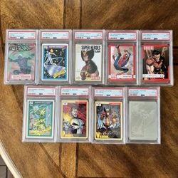 PSA Graded Marvel Trading Cards