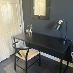Desk with Desk Mat Bundle