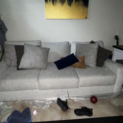 Large Couch, Loveseat, & Ottoman 