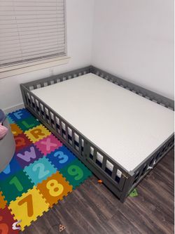 Kids Full Size Bed Montessori
