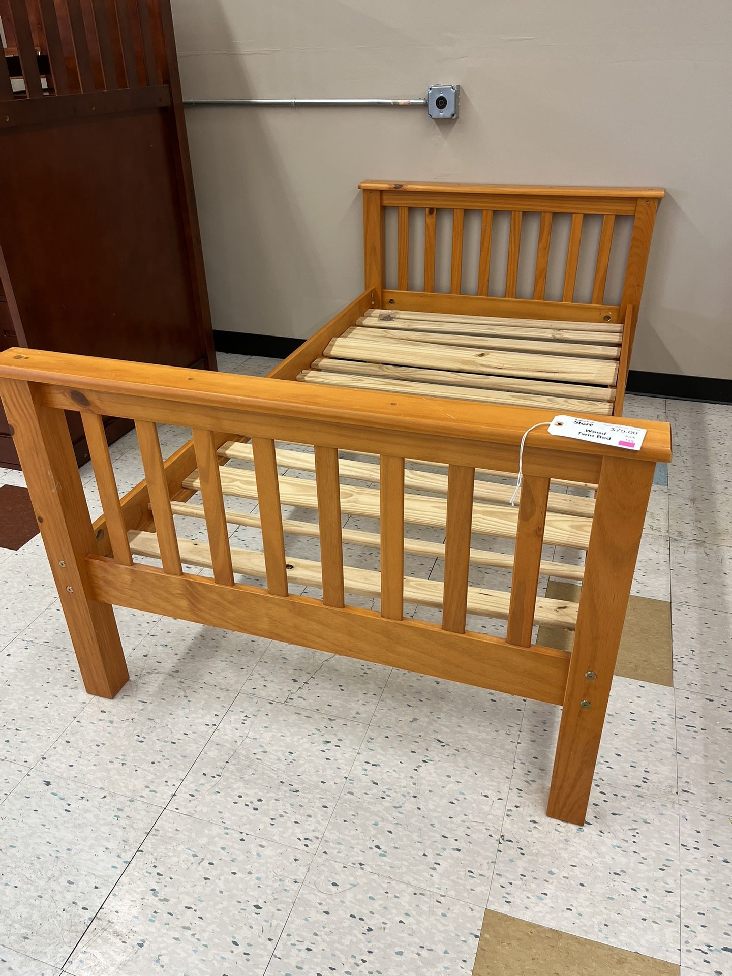 Wood Twin Bed