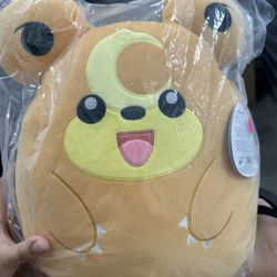NWT Pokemon Center TEDDIURSA Squishmallows Plush 12”