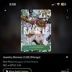 One Piece Jewelry Bonney Manga 