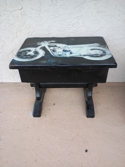 Wood Motorcycle Table