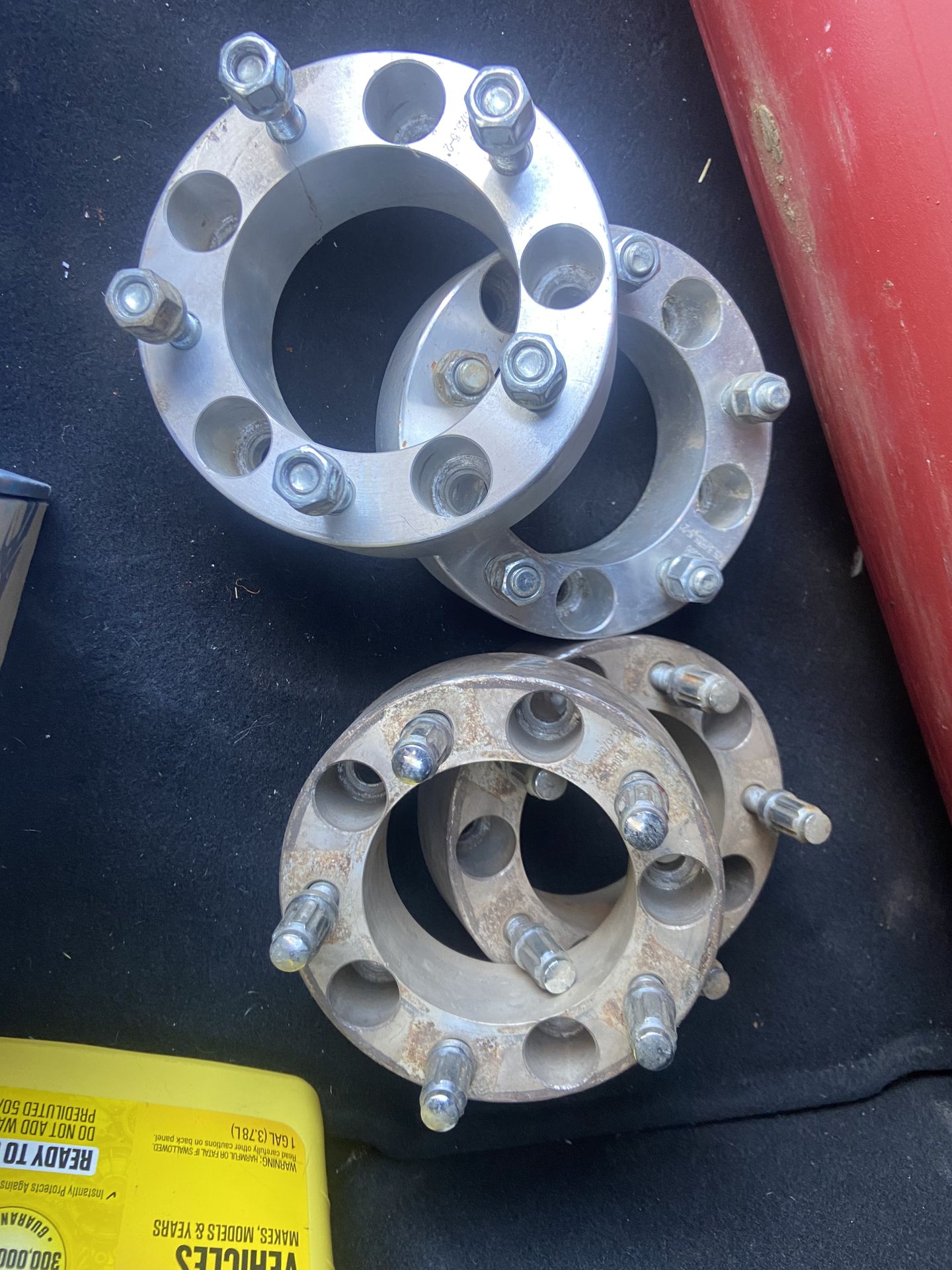 Wheel spacers 5x5.5x2”