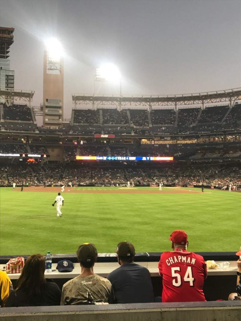 San Diego Padres pair of seats 130 Row 5 aisle, that is left field, great seats only asking $120 Friday 7/8 6:40pm SF Giants