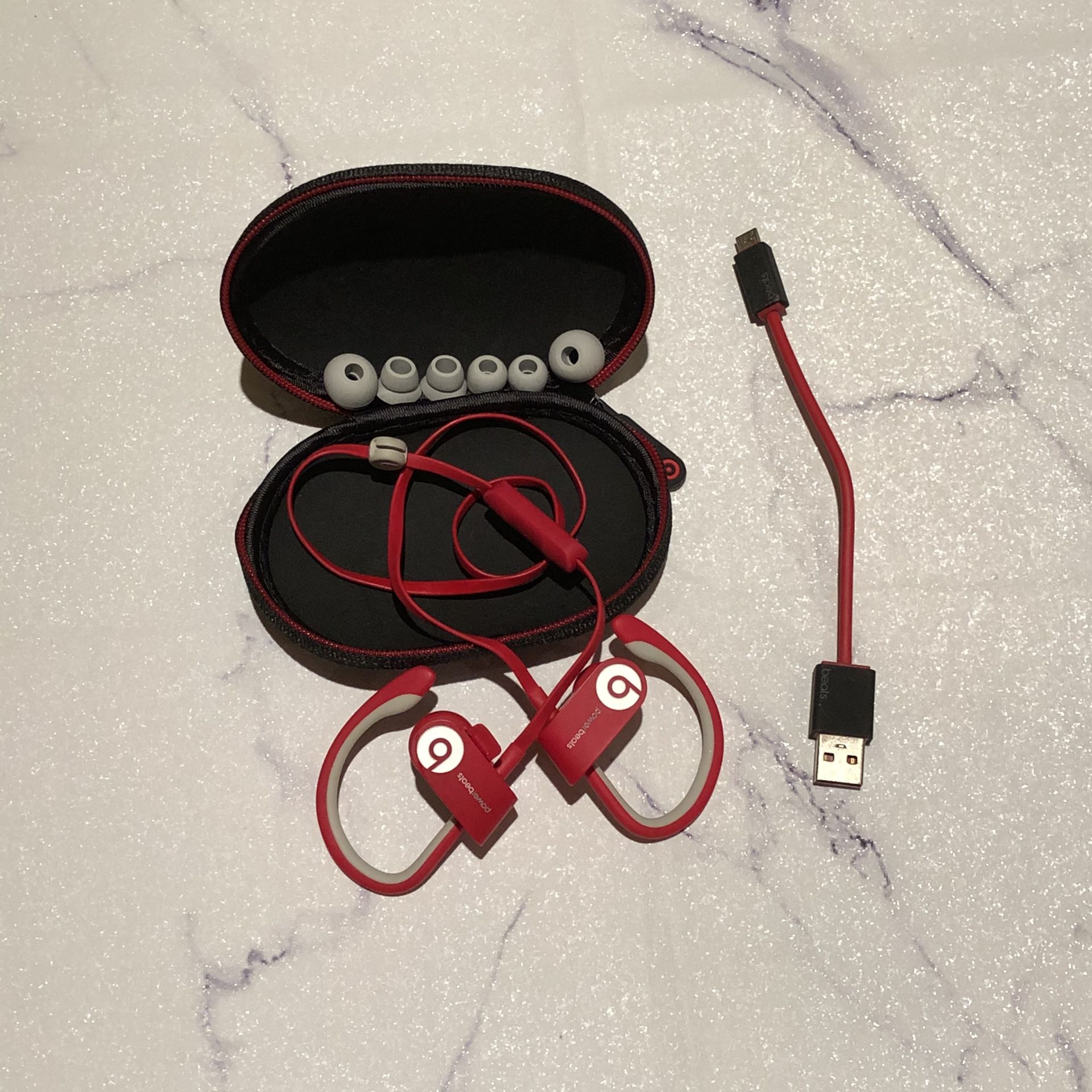 Powerbeats 3 Wireless Earphones (Red)