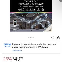 Gemmy Orchestra of Lights 1Watt Smart Bluetooth Outdoor Speaker in Black 1 Speaker