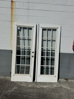 Exterior French door set 60x79.25
