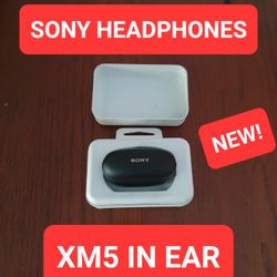 Sony WF-1000XM5 Truly Wireless Bluetooth Noise Canceling Headphones - Black - NEW