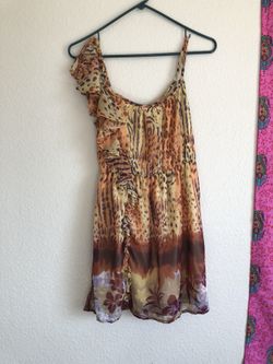 Hawaiian Cheetah Print Dress