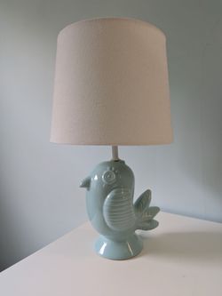 Small Ceramic Bird Table Lamp