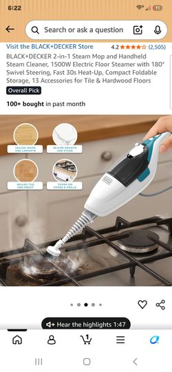 Steamer mop handheld