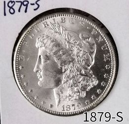 1879-S Morgan Silver Dollar; "PROOF LIKE" Deep Cameo; Clean Fields, Cartwheel,Mirrored, Choice MS, Full Feathering, Outstanding Specimen!