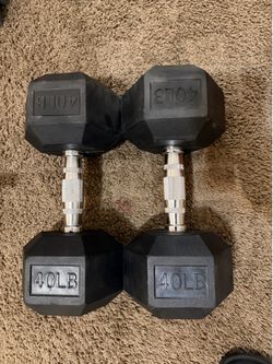 40lbs dumbbells