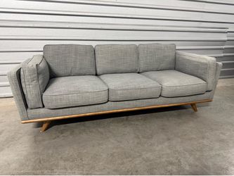Gray Article Timber Sofa