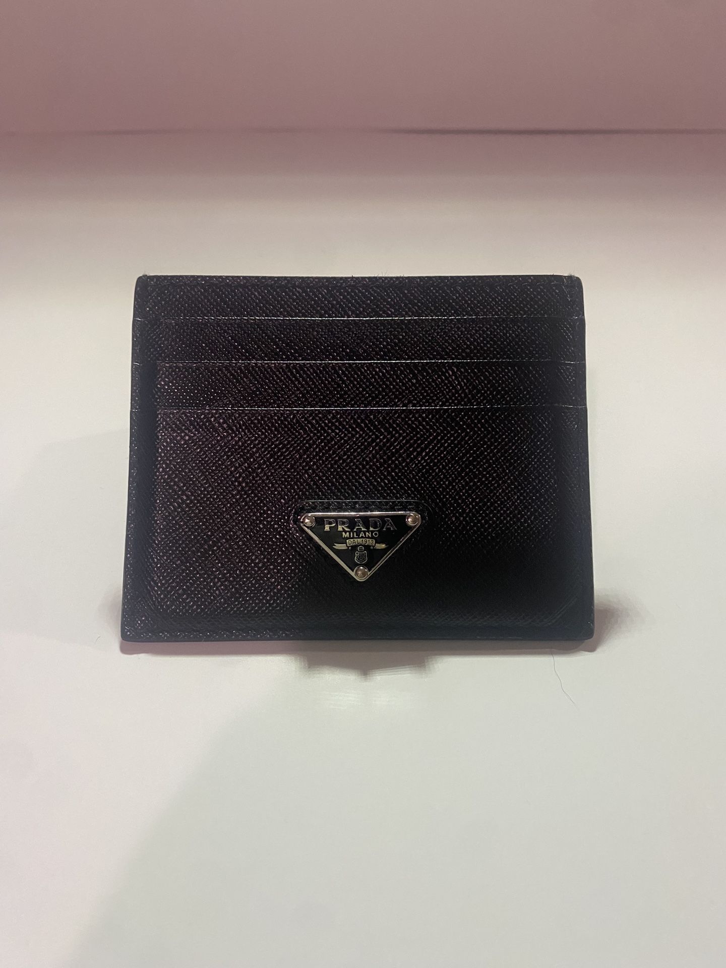 Prada Leather Card Holder