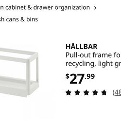 Trash Can Pull Out Frame
