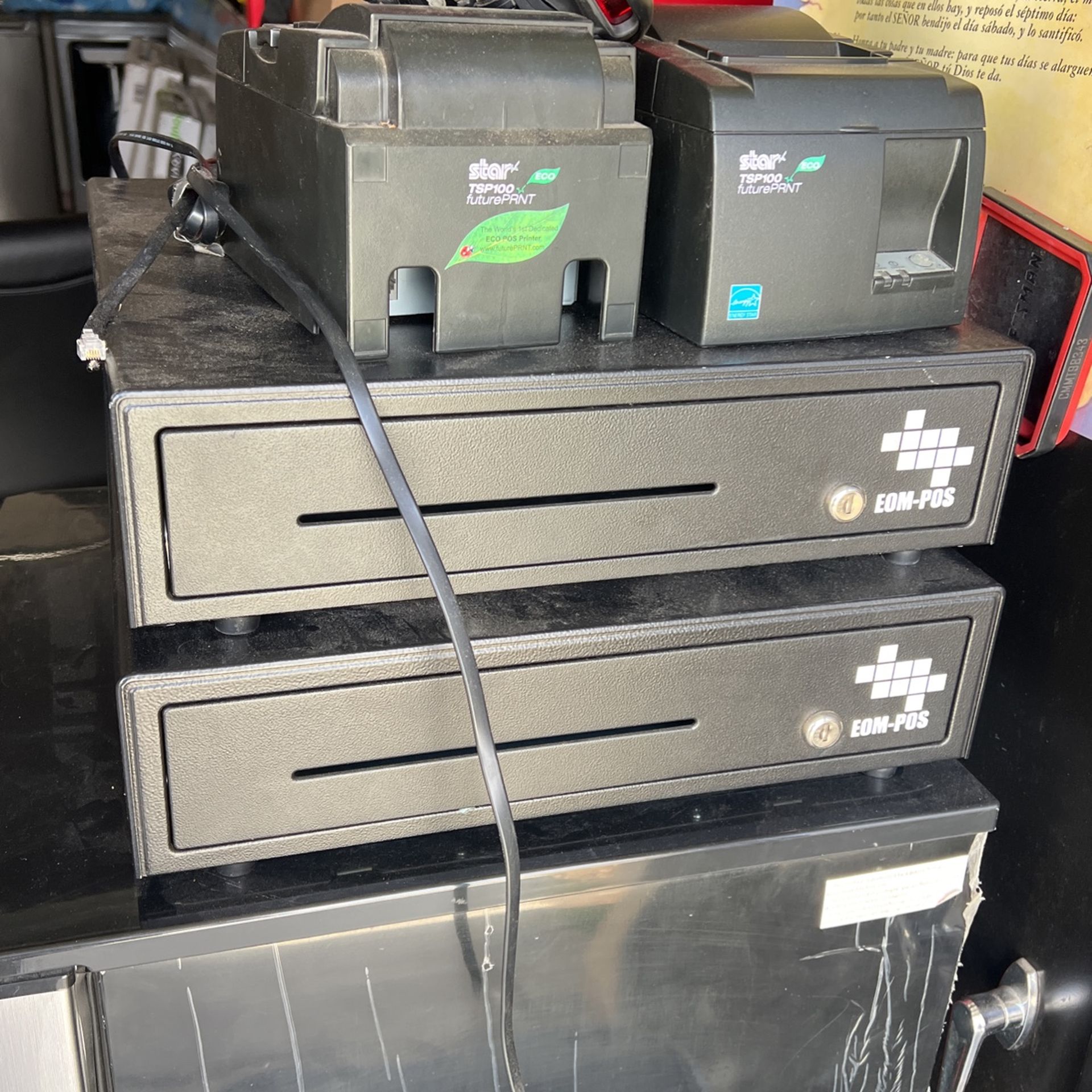 Cash registers, thermal, printer, scanner display port