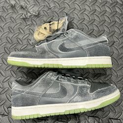 Nike Dunk Low Halloween Cauldron 2022 Size 9.5 Used Rare Authentic Grey Leather 