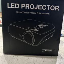**1080p Bluetooth LED video projector NEW In BOX!**