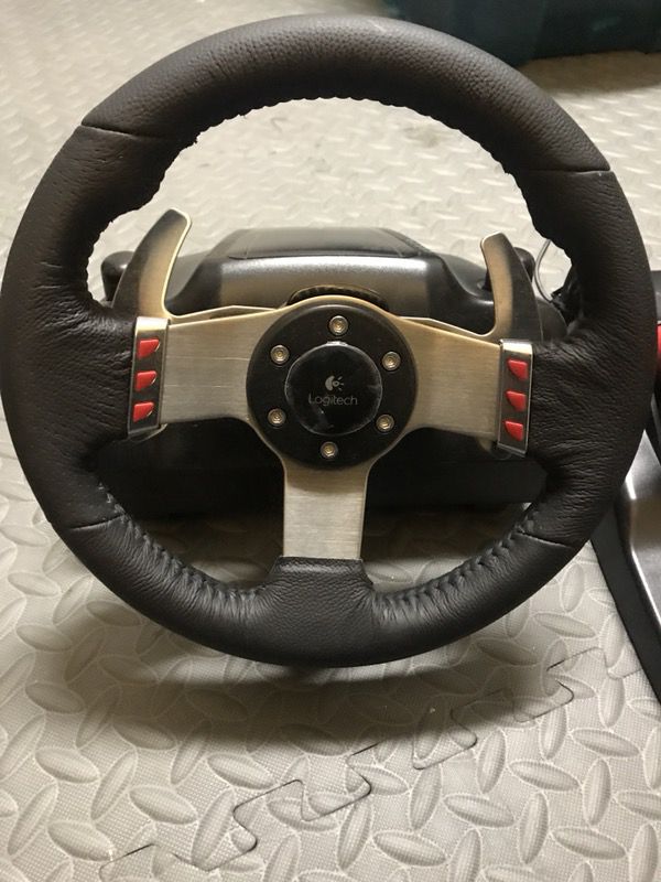 Logitech G27 Steering Wheel, Pedals, Shifter Set (Used) for Sale in  Jericho, NY - OfferUp